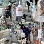 We went for tuna and we found it! Cow tuna! A great experience for these happy anglers